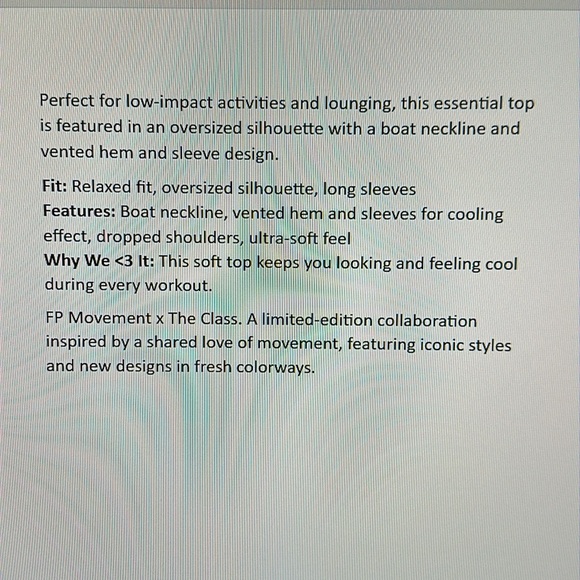 FP Movement x The Class Rhythmic Set Top- in Orion Blue - Picture 9 of 9